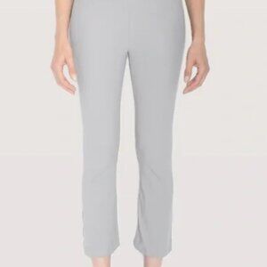 NWT Elaine Kim Elaine Kim Tech Stretch Cropped Flare Leggings - Mita Grey